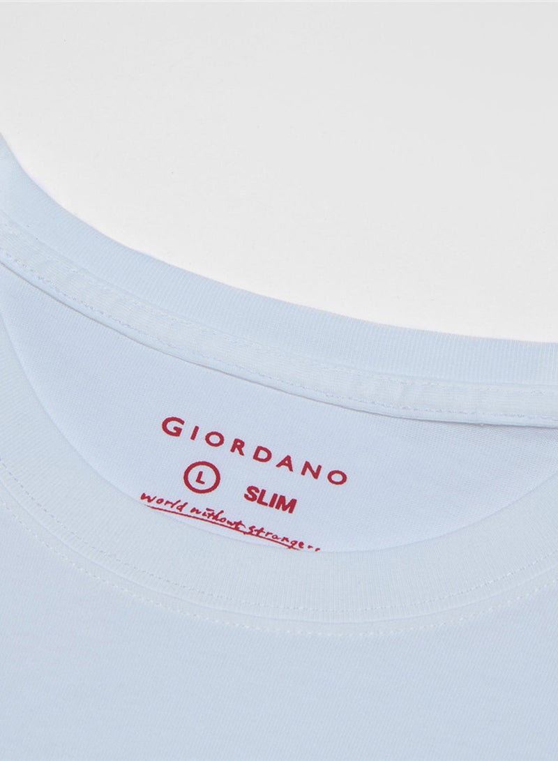 GIORDANO Men's Slim Cotton Crew Neck CNY Print Tee - Image 3